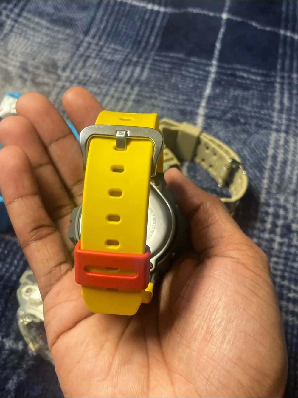 Casio G-Shock Yellow and Gray Digital Sports Watch